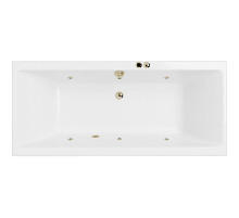Акриловая ванна Excellent Pryzmat Slim 170x75 WAEX.PRY17S.SOFT.BR с гидромассажем