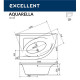 Акриловая ванна Excellent Aquarella 150x100 L WAEX.ARL15.SMART.GL с гидромассажем