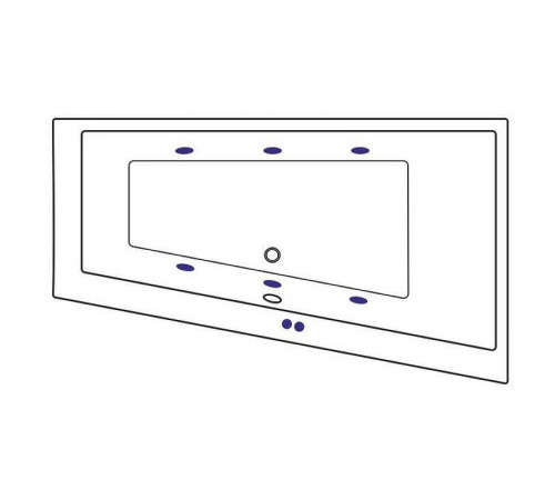 Акриловая ванна Excellent Sfera Slim 170x100 R WAEX.SFP17S.SOFT.BR с гидромассажем