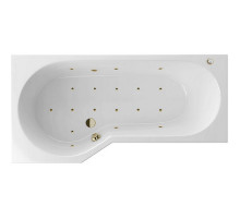Акриловая ванна Excellent Be Spot 160x80 L WAEX.BSL16.RELAX.BR с гидромассажем