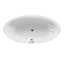 Акриловая ванна Excellent Lumina 190x95 WAEX.LUM19.LINE.BR с гидромассажем