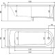 Акриловая ванна Timo Mika 150x70 MIKA1570 без гидромассажа