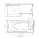Акриловая ванна Timo Kilo 150x70 KILO1570 без гидромассажа