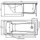 Акриловая ванна Timo Hella 180x80 HELLA1880 без гидромассажа