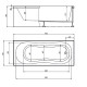 Акриловая ванна Timo Olli 170x70 OLLI1770 без гидромассажа