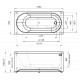 Акриловая ванна Radomir Vannesa Виктория 150х70 2-01-0-0-1-250Р без гидромассажа