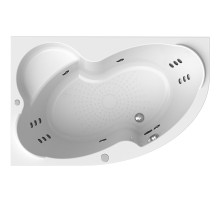 Акриловая ванна Radomir Vannesa Ирма 169х110 L 2-77-2-1-9-217 с гидромассажем Актив Хром