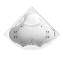 Акриловая ванна Radomir Vannesa Сандра 149х149 2-76-2-0-0-221 с гидромассажем Баланс Хром