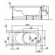 Акриловая ванна Kolpa San Tamia S 140x70 562990 без гидромассажа