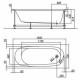 Акриловая ванна Kolpa San Tamia 160x70 531300 без гидромассажа