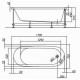 Акриловая ванна Kolpa San Tamia 170x75 567290 без гидромассажа