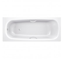 Стальная ванна BLB Universal HG 170x75 B75HTH001 handles с отверстиями для ручек без гидромассажа с шумоизоляцией
