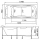 Акриловая ванна Marka One Dipsa 170х75 12017894 без гидромассажа