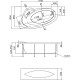 Акриловая ванна Marka One Gracia 170х100 R 01гр1710п без гидромассажа