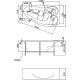 Акриловая ванна Marka One Gracia 150х90 L 01гр1590л без гидромассажа