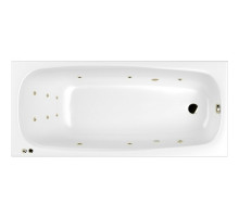 Акриловая ванна Whitecross Layla Slim 180x80 0122.180080.100.LINE.BR с гидромассажем