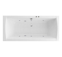 Акриловая ванна Whitecross Wave 170x75 0101.170075.100.SOFT.GL с гидромассажем