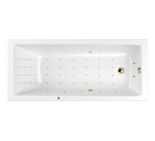 Акриловая ванна Whitecross Wave 160x80 0101.160080.100.NANO.GL с гидромассажем