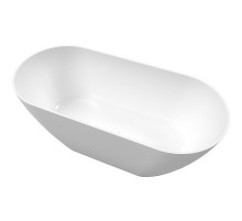 Ванна из искусственного камня Whitecross Coral A 165х75 0213.165075.100 Белая глянцевая