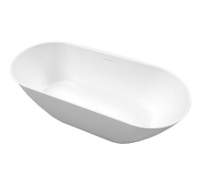Ванна из искусственного камня Whitecross Coral X 170х77 0203.170077.100 Белая глянцевая