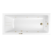 Акриловая ванна Whitecross Wave Slim 170x75 0111.170075.100.SMARTNANO.GL с гидромассажем