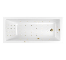 Акриловая ванна Whitecross Wave Slim 170x75 0111.170075.100.NANO.GL с гидромассажем