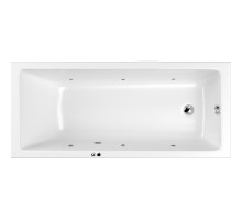 Акриловая ванна Whitecross Wave Slim 180x80 0111.180080.100.SOFT.CR с гидромассажем