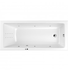 Акриловая ванна Whitecross Wave Slim 180x80 0111.180080.100.LINENANO.CR с гидромассажем