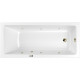 Акриловая ванна Whitecross Wave Slim 180x80 0111.180080.100.SOFT.BR с гидромассажем