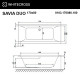 Акриловая ванна Whitecross Savia Duo 170x80 0103.170080.100.SMART.CR с гидромассажем