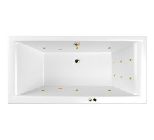 Акриловая ванна Whitecross Savia Duo 170x80 0103.170080.100.LINE.GL с гидромассажем
