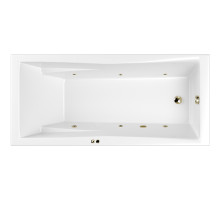 Акриловая ванна Whitecross Palace 180х80 0104.180080.100.SOFT.BR с гидромассажем