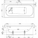 Стальная ванна Bette Form 170х70 2945-000ADARPLUS с антискользящим покрытием