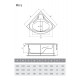 Акриловая ванна Relisan Mira 150x150 Гл000000547 без гидромассажа