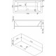 Акриловая ванна Bas Индика 170x80 В 00013 без гидромассажа