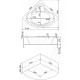 Акриловая ванна Bas Модена 150x150 В 00025 без гидромассажа