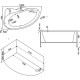 Акриловая ванна Bas Вектра 150x90 R В 00008 без гидромассажа