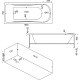 Акриловая ванна Bas Верона 150x70 В 00009 без гидромассажа
