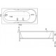 Акриловая ванна Bas Мальдива 160x70 В 00022 без гидромассажа