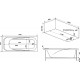 Акриловая ванна Bas Кварта 180х80 В 00017 без гидромассажа