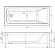 Акриловая ванна STWORKI Стокгольм 175x75 270047 без гидромассажа