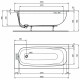 Акриловая ванна Ideal Standard I.Life 160x70 4в1 PT475867 без гидромассажа, с ножками, панелью и крепежом