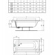 Акриловая ванна Ideal Standard Simplicity 170x75 W004501 без гидромассажа