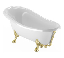 Ванна из искусственного камня Veragio Gialetta 170x80 26932 ножки Золото